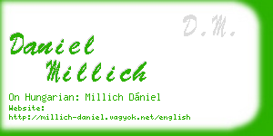 daniel millich business card